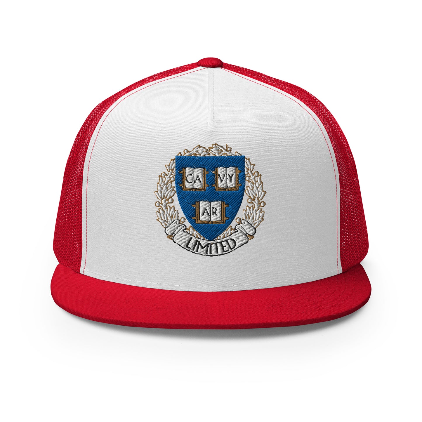 Embroidered Cavyar Ltd. Crest trucker Cap