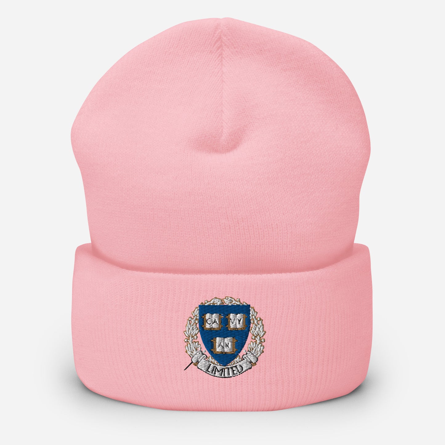 Embroidered Cavyar Ltd. Crest Cuffed Beanie