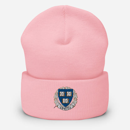 Embroidered Cavyar Ltd. Crest Cuffed Beanie