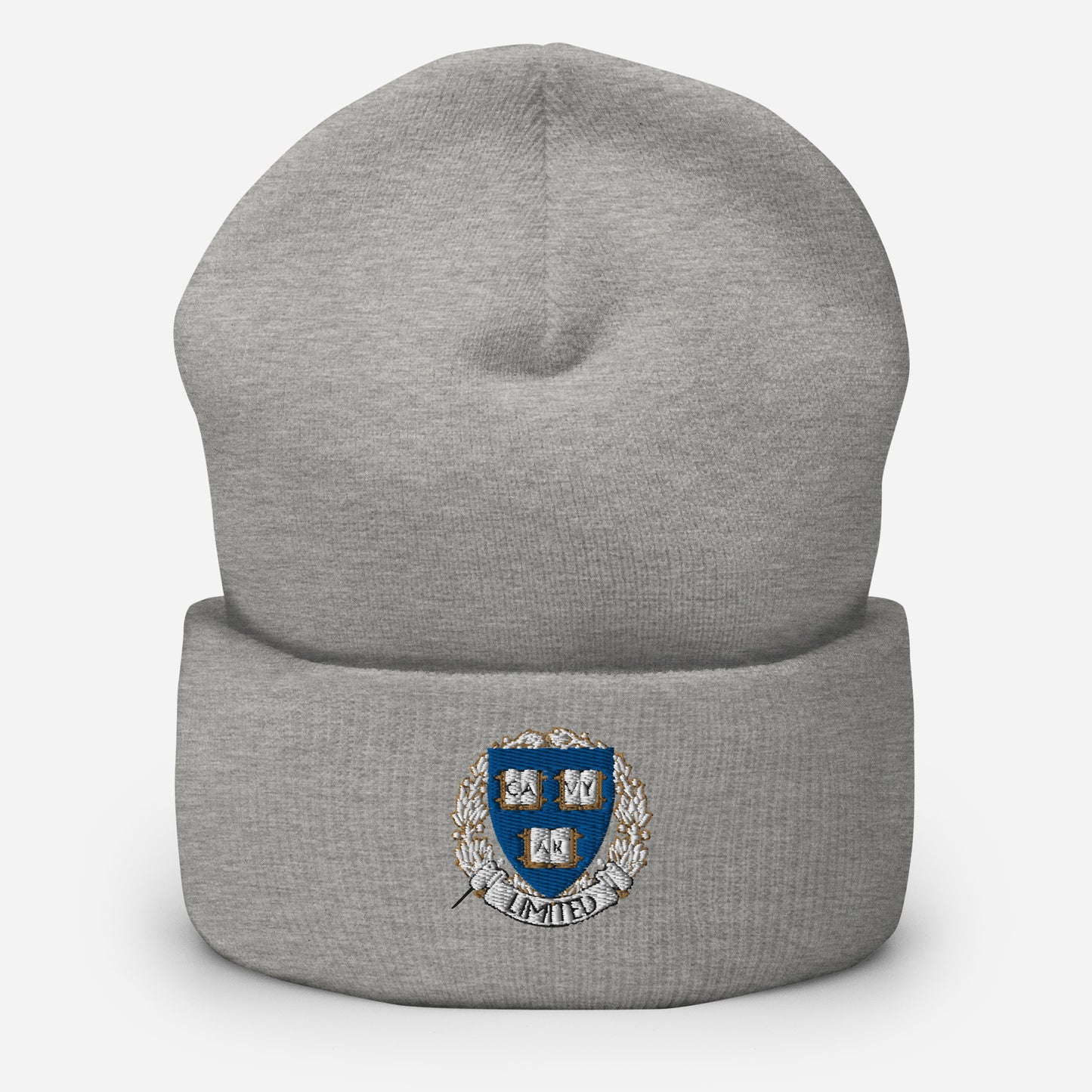 Embroidered Cavyar Ltd. Crest Cuffed Beanie