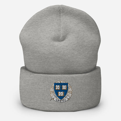 Embroidered Cavyar Ltd. Crest Cuffed Beanie