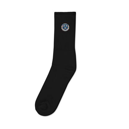 Embroidered Cavyar Ltd. socks