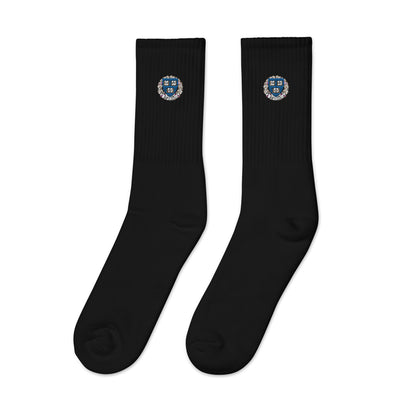 Embroidered Cavyar Ltd. socks