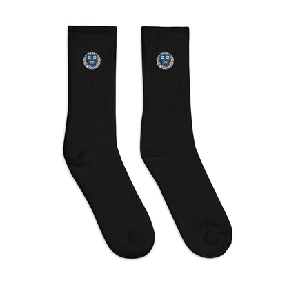 Embroidered Cavyar Ltd. socks