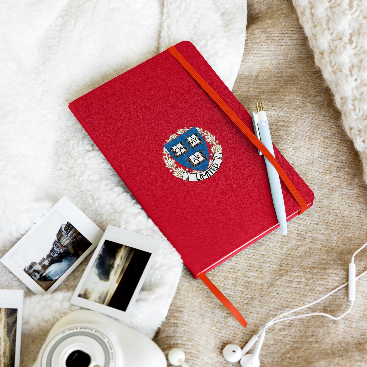 Cavyar Ltd. Crest Hardcover bound notebook