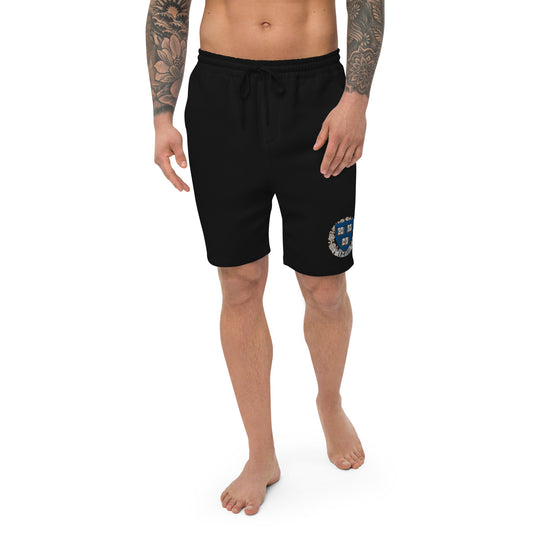 Embroidered Cavyar Ltd. Crest Men's fleece shorts