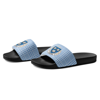 Cavyar Ltd. Blue Plaid Men’s slides