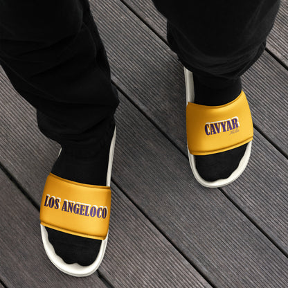 Hella Cavyar Los AngeLoco Lakers Men’s slides