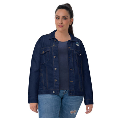 Embroidered Cavyar Ltd. Crest Unisex denim jacket