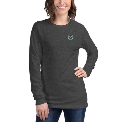 Embroidered Cavyar Ltd. Crest Unisex Long Sleeve Tee