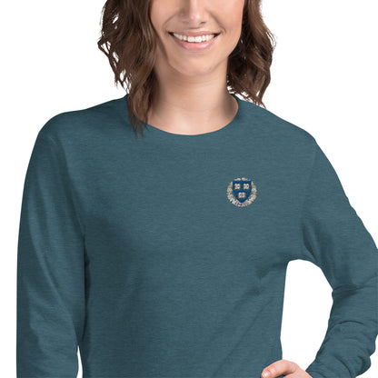 Embroidered Cavyar Ltd. Crest Unisex Long Sleeve Tee