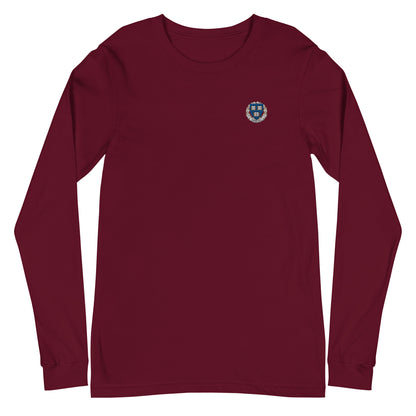 Embroidered Cavyar Ltd. Crest Unisex Long Sleeve Tee