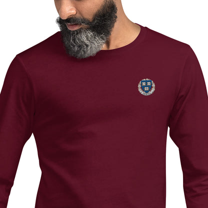 Embroidered Cavyar Ltd. Crest Unisex Long Sleeve Tee