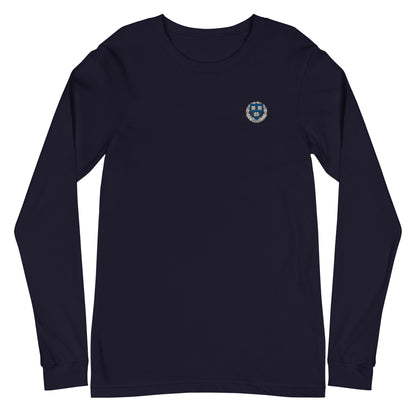 Embroidered Cavyar Ltd. Crest Unisex Long Sleeve Tee