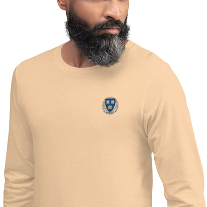 Embroidered Cavyar Ltd. Crest Unisex Long Sleeve Tee