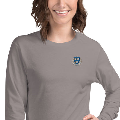 Embroidered Cavyar Ltd. Crest Unisex Long Sleeve Tee