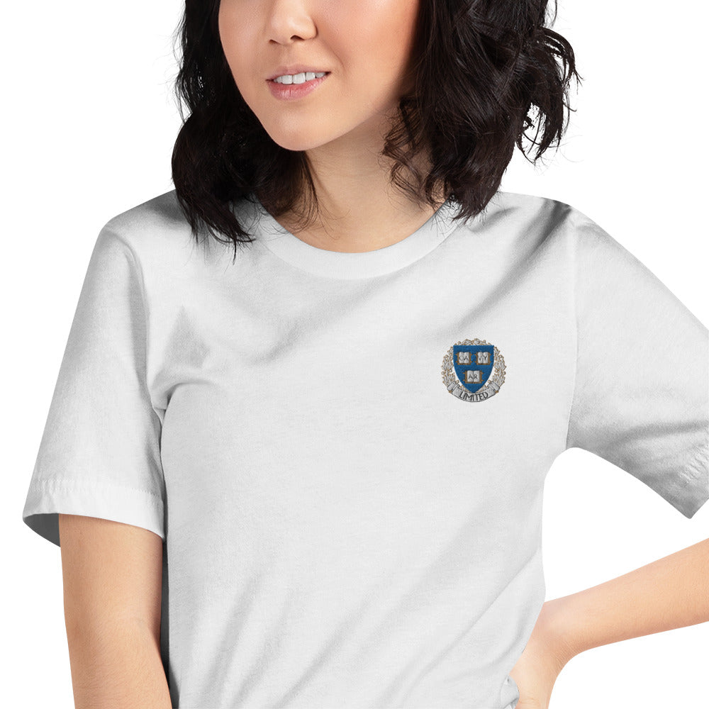 Embroidered Cayvar Ltd. Crest Unisex t-shirt