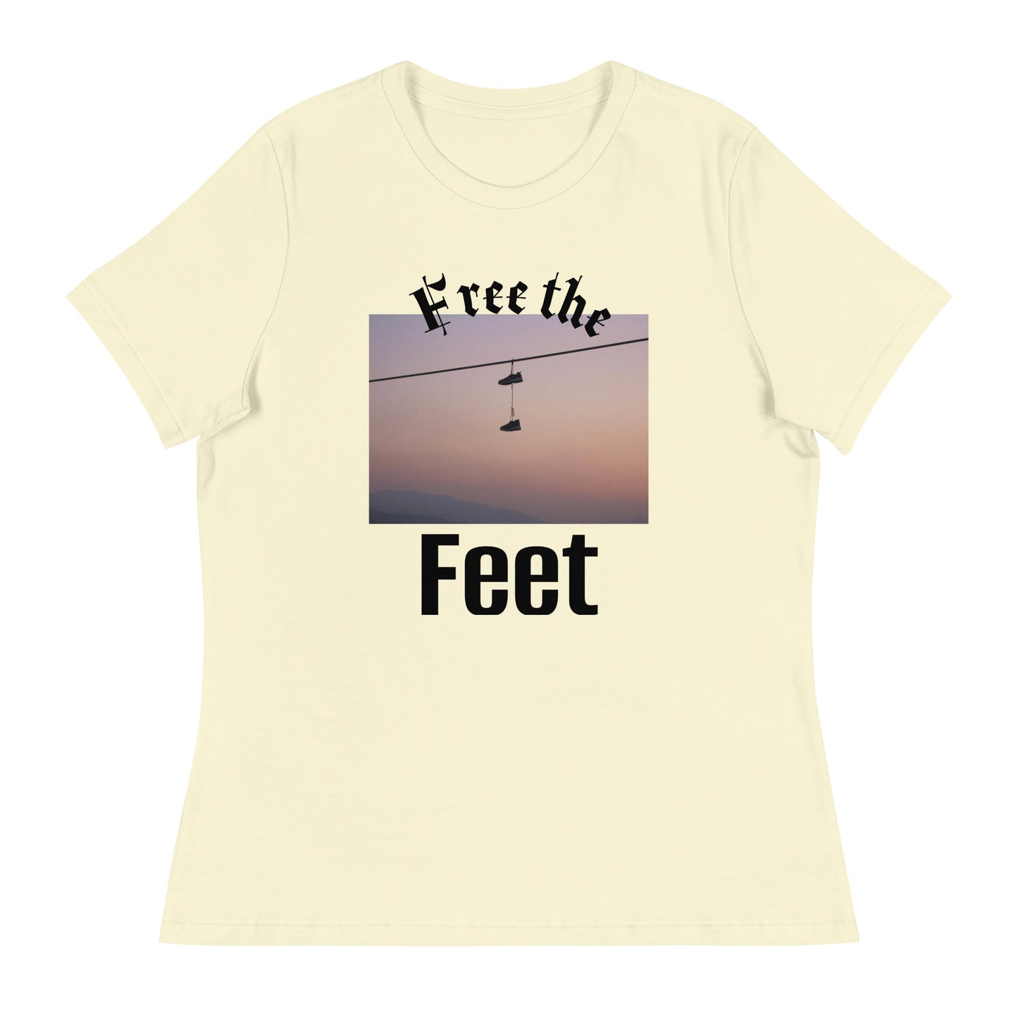 Cavyar Ltd. Free The Feet Women's Relaxed T-Shirt