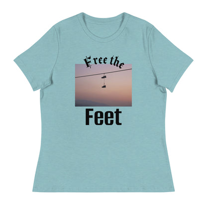 Cavyar Ltd. Free The Feet Women's Relaxed T-Shirt