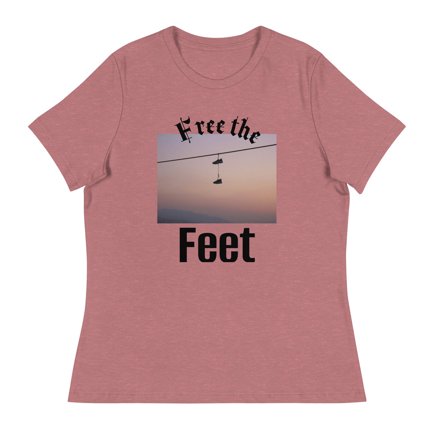 Cavyar Ltd. Free The Feet Women's Relaxed T-Shirt