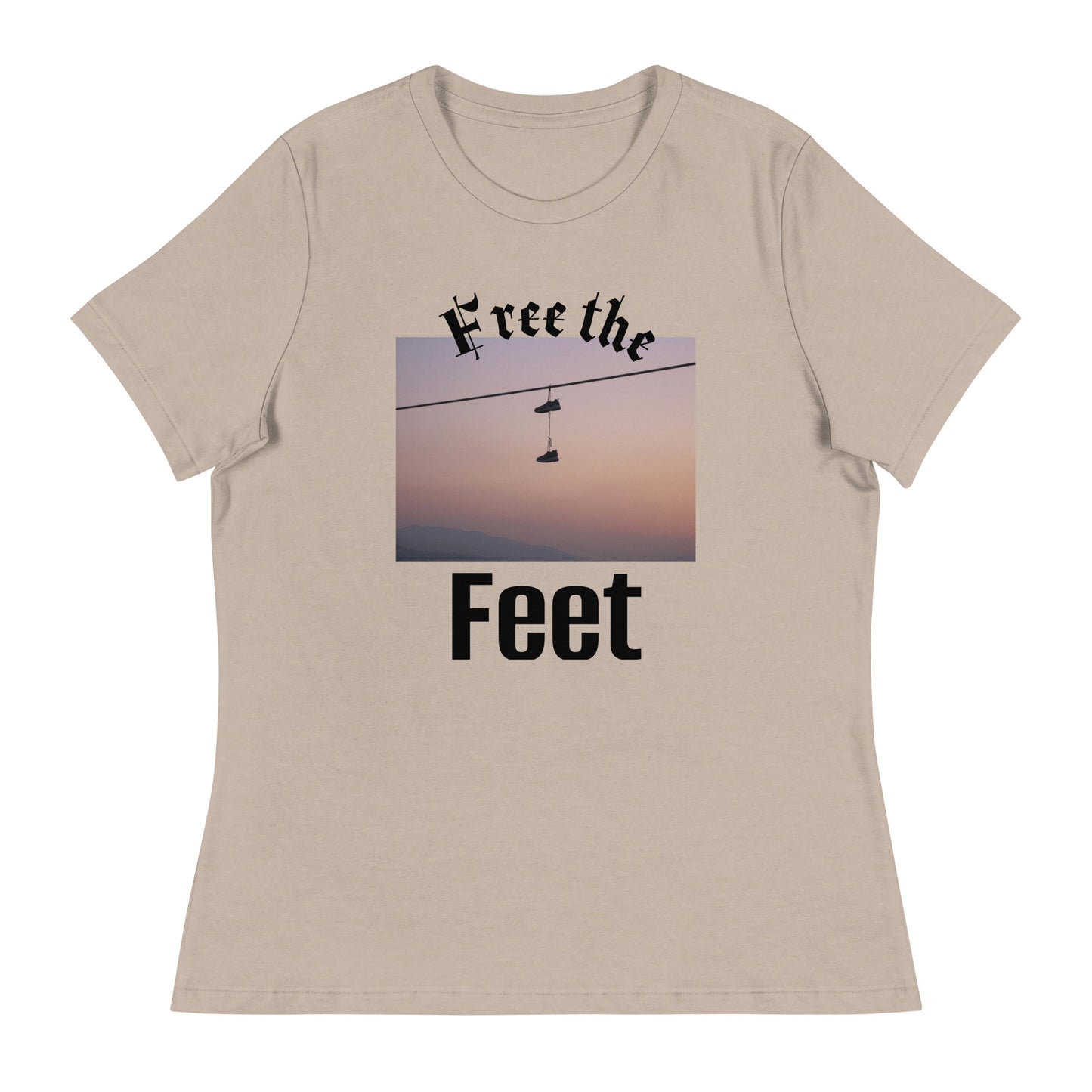 Cavyar Ltd. Free The Feet Women's Relaxed T-Shirt