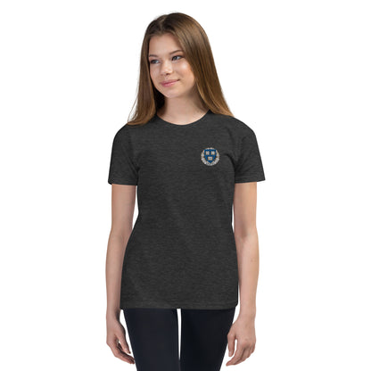 Embroidered Cavyar Ltd. Crest Youth Short Sleeve T-Shirt