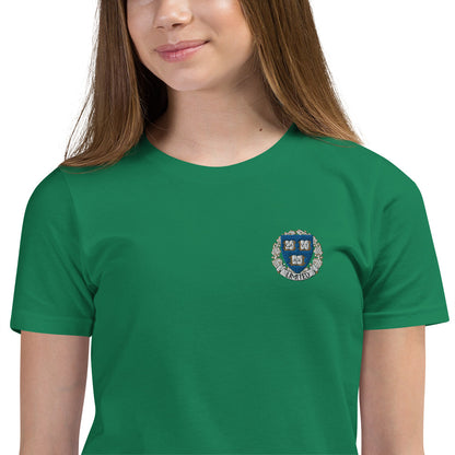 Embroidered Cavyar Ltd. Crest Youth Short Sleeve T-Shirt