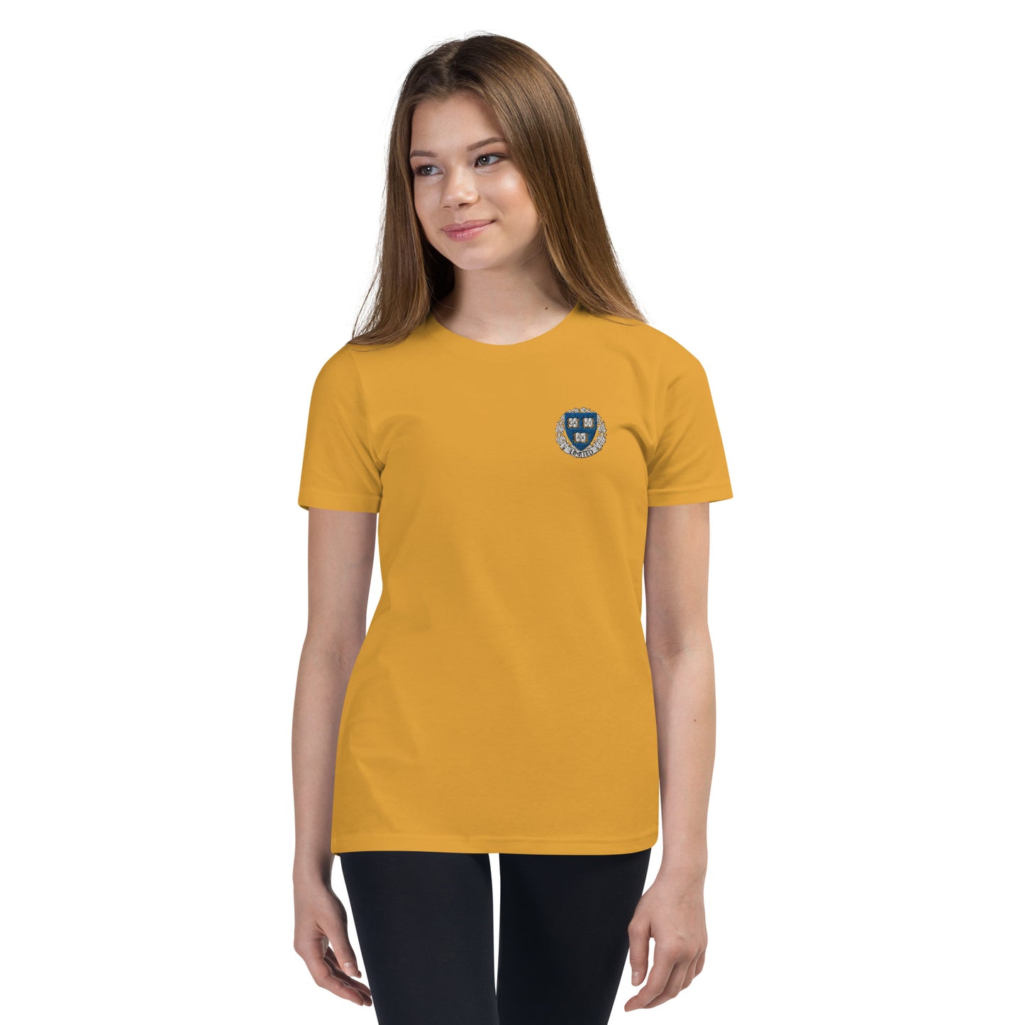 Embroidered Cavyar Ltd. Crest Youth Short Sleeve T-Shirt