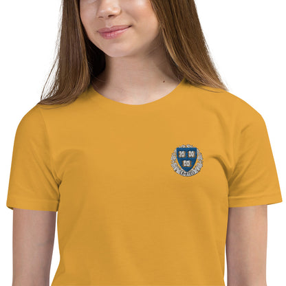 Embroidered Cavyar Ltd. Crest Youth Short Sleeve T-Shirt