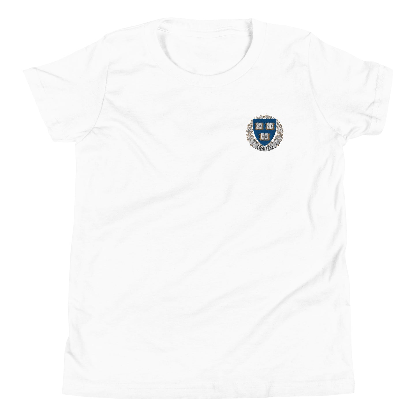 Embroidered Cavyar Ltd. Crest Youth Short Sleeve T-Shirt